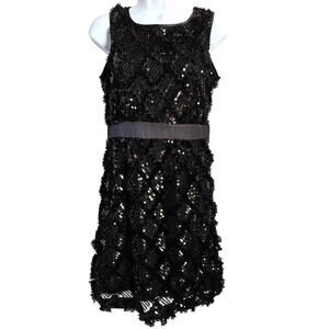 Forever 21 Black Sleeveless Sequin Dress Size S Fairygoth Whimsigoth Classic